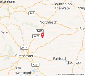Map of Winson, EnglandEngland