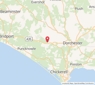 Map of Winterbourne Abbas, EnglandEngland