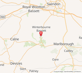 Map of Winterbourne Monkton, EnglandEngland