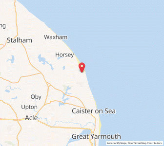 Map of Winterton-on-Sea, EnglandEngland