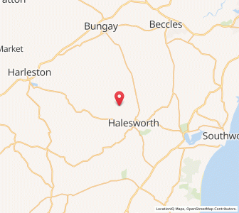 Map of Wissett, EnglandEngland