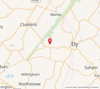 Map of Witcham, EnglandEngland