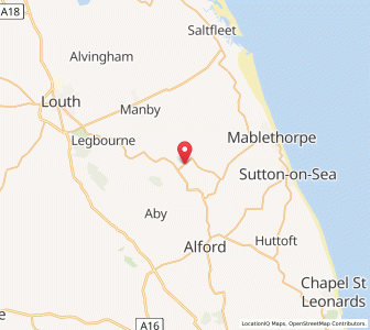 Map of Withern, EnglandEngland