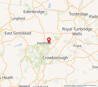 Map of Withyham, EnglandEngland