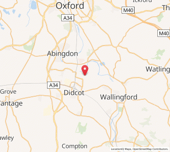 Map of Wittenham, EnglandEngland