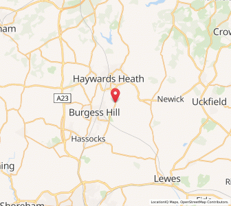 Map of Wivelsfield, EnglandEngland