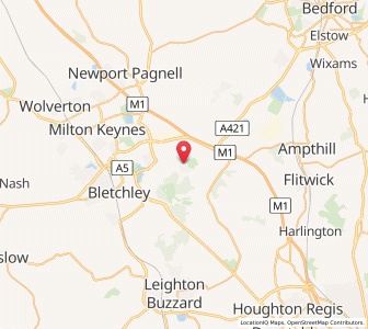 Map of Woburn Sands, EnglandEngland