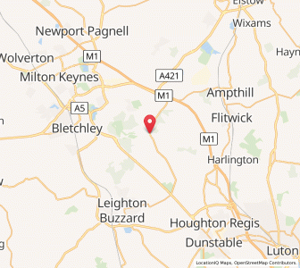 Map of Woburn, EnglandEngland