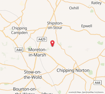 Map of Wolford, EnglandEngland