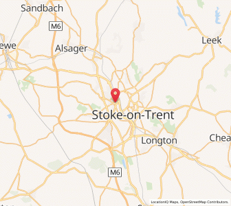 Map of Wolstanton, EnglandEngland