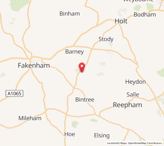 Map of Wood Norton, EnglandEngland