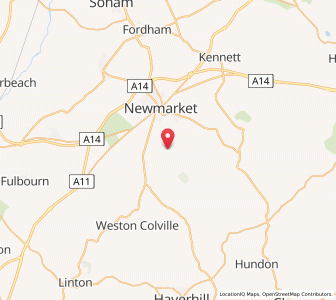 Map of Woodditton, EnglandEngland