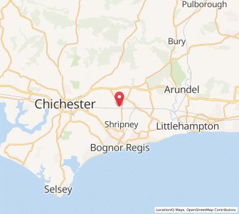 Map of Woodgate, EnglandEngland