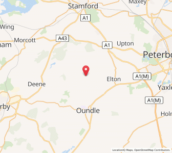 Map of Woodnewton, EnglandEngland