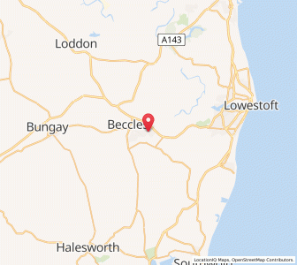 Map of Worlingham, EnglandEngland