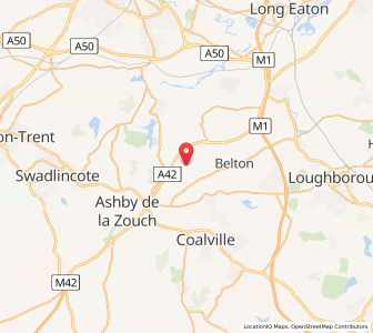 Map of Worthington, EnglandEngland