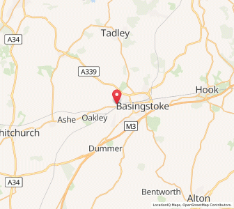 Map of Worting, EnglandEngland