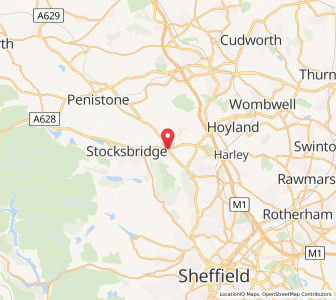 Map of Wortley, EnglandEngland