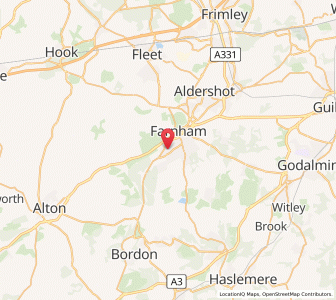 Map of Wrecclesham, EnglandEngland