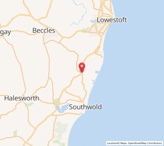 Map of Wrentham, EnglandEngland