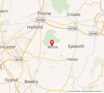 Map of Wroot, EnglandEngland
