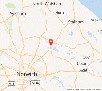 Map of Wroxham, EnglandEngland