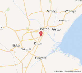 Map of Wyberton, EnglandEngland