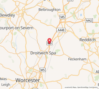Map of Wychbold, EnglandEngland