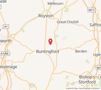 Map of Wyddial, EnglandEngland