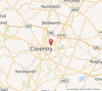 Map of Wyken, EnglandEngland
