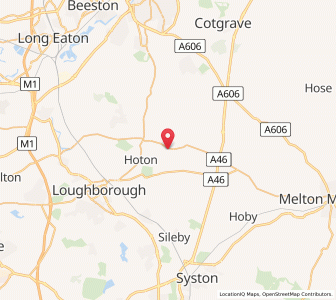 Map of Wymeswold, EnglandEngland