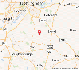 Map of Wysall, EnglandEngland