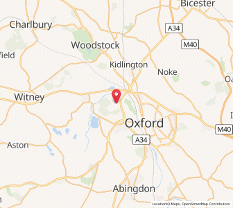 Map of Wytham, EnglandEngland