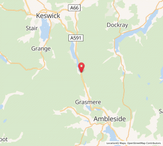 Map of Wythburn, EnglandEngland