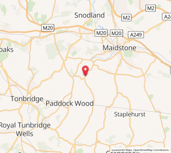 Map of Yalding, EnglandEngland