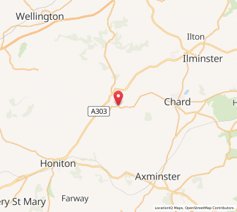 Map of Yarcombe, EnglandEngland