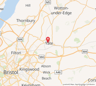 Map of Yate, EnglandEngland