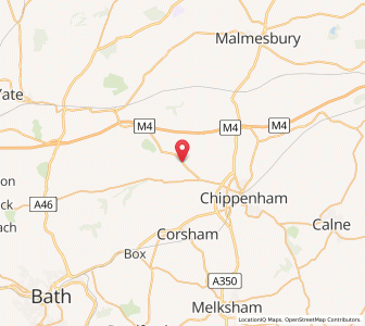 Map of Yatton Keynell, EnglandEngland