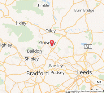 Map of Yeadon, EnglandEngland
