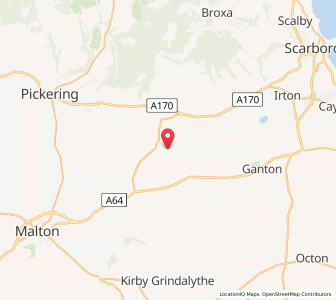 Map of Yedingham, EnglandEngland