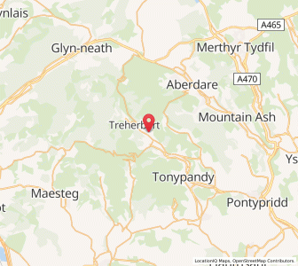 Map of Ynyswen, WalesWales