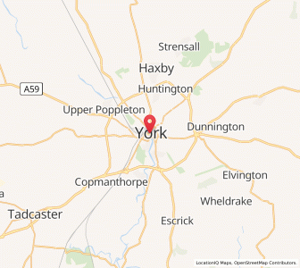 Map of York, EnglandEngland