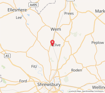 Map of Yorton, EnglandEngland