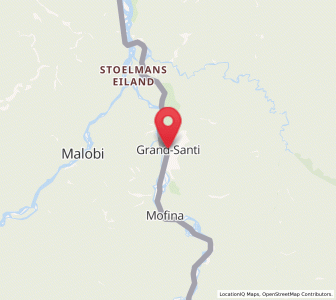 Map of Grand-Santi, Guyane