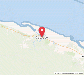 Map of Iracoubo, Guyane