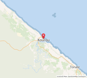 Map of Kourou, Guyane