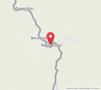 Map of Maripasoula, Guyane