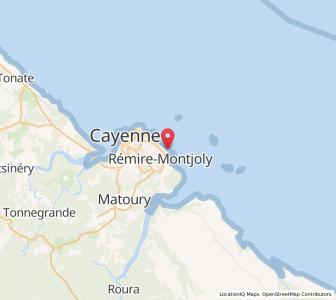 Map of Rémire-Montjoly, Guyane