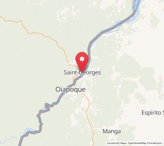 Map of Saint-Georges, Guyane