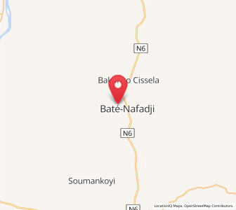 Carte : Bate Nafadji, Kankan